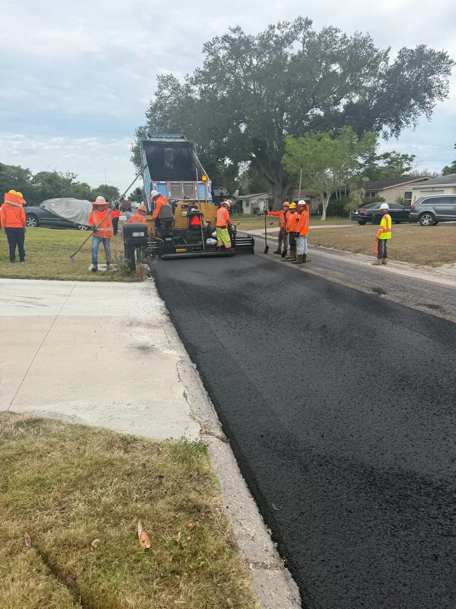 Blacktop Paving commercial project