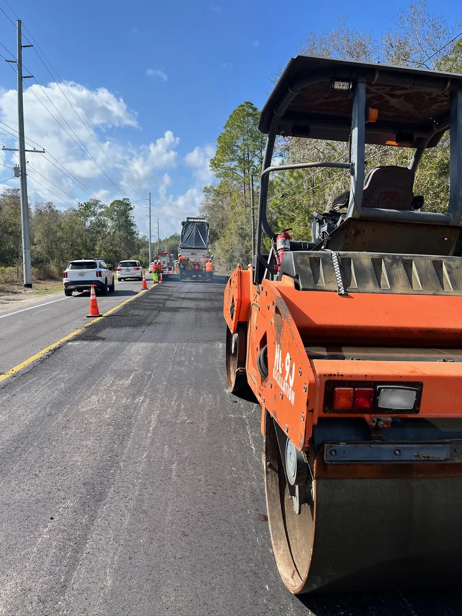 Completed Surface — Fresh Asphalt