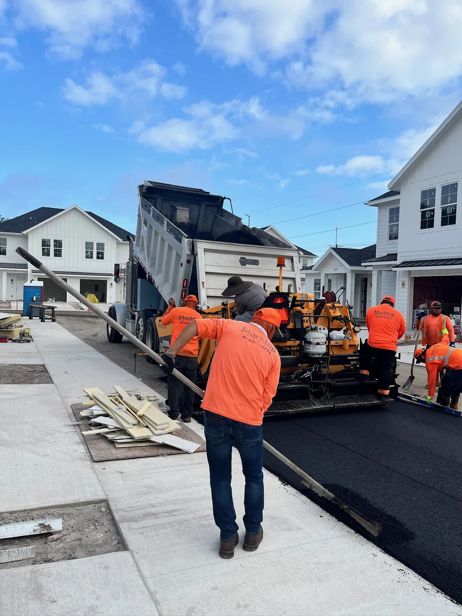 Crew Coordinating Paving Pass